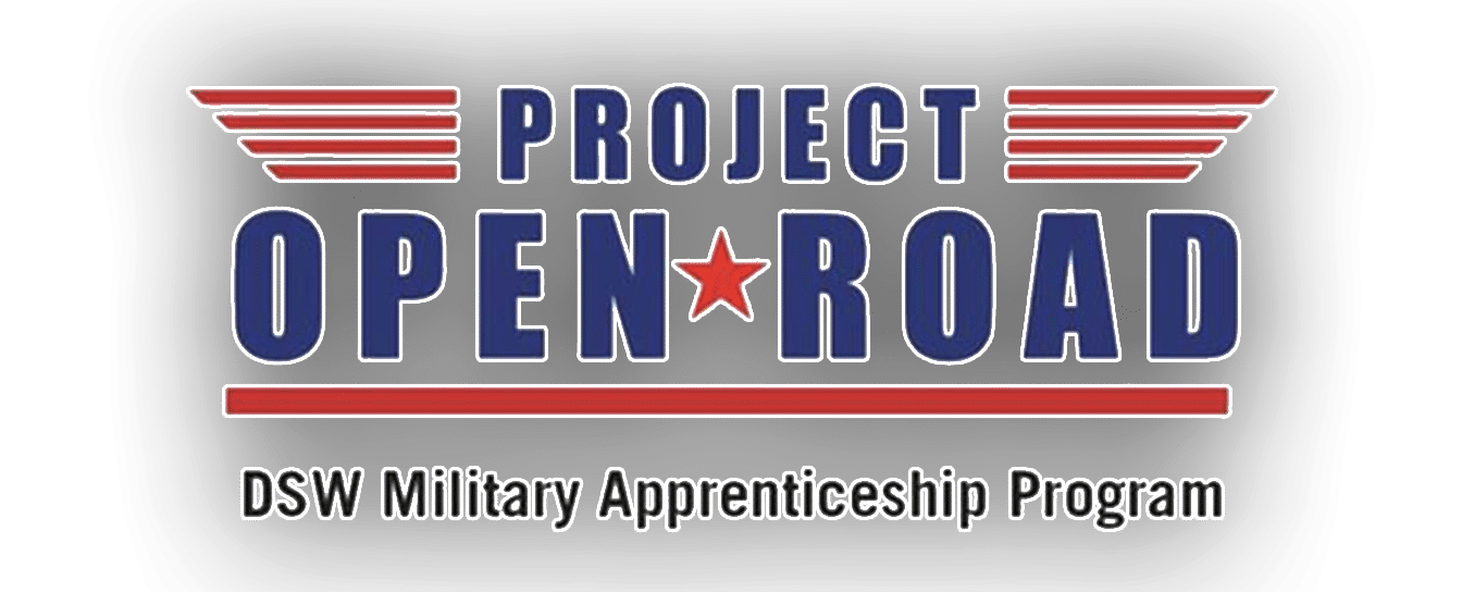 Logo for Project Open Road, a veteran apprenticeship program for truck driving